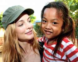 Talking about her philanthropy, she joined hand with the Cambodian Children's Fund. The organization provides supplies and education and also works to